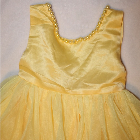 Yellow infant party dress - Picture 11 of 12